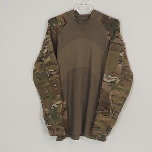 US Army Combat Shirt Flame Resistant Sz XL Multicam Green Military Camo Utility